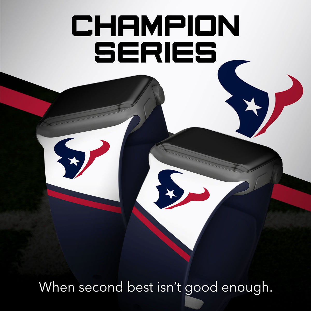 Houston Texans HD Champion Series Apple Watch Band