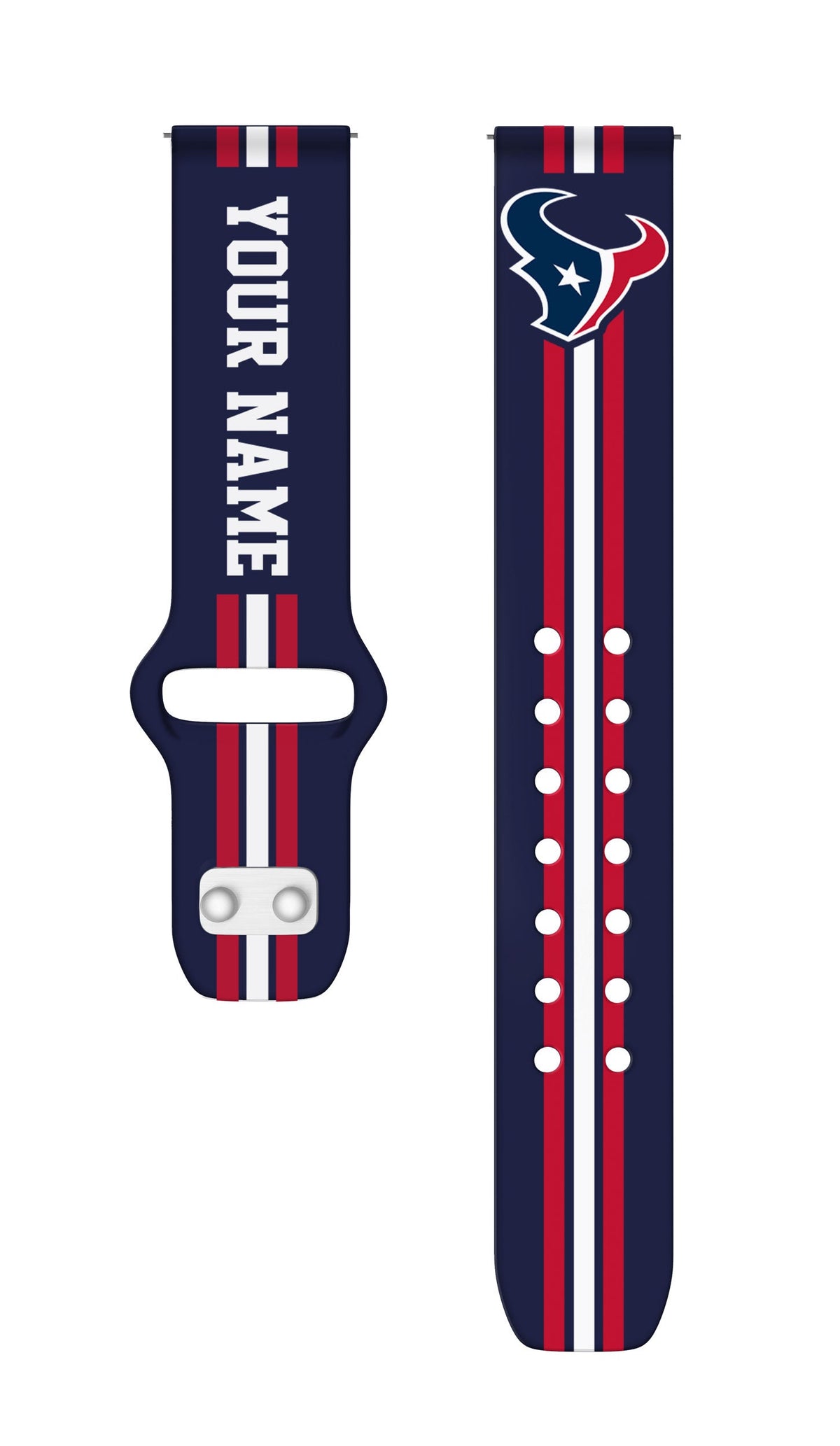 Houston Texans Custom Name HD Watch Band