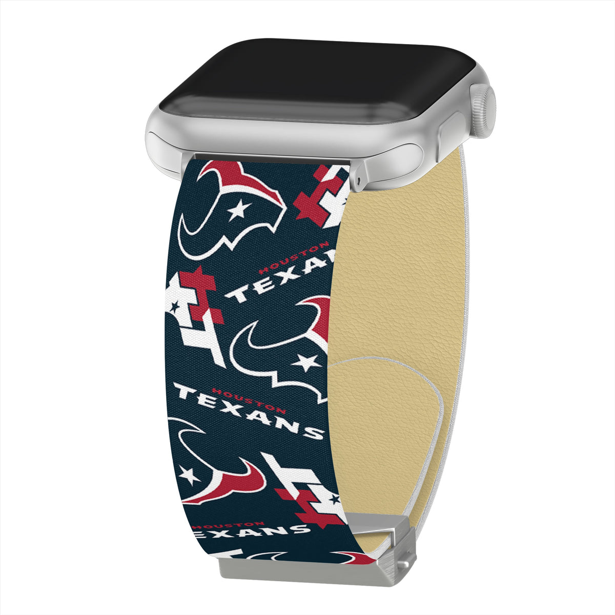 Game Time Houston Texans Signature Series Apple Watch Band With Engraved Buckle