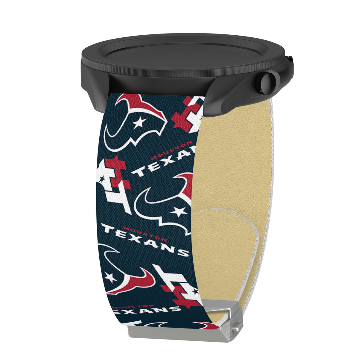 Game Time Houston Texans Signature Series Quick Change Watch Band With Engraved Buckle