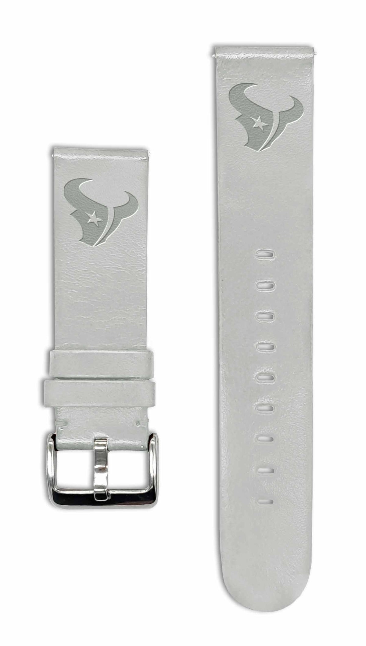 Houston Texans Quick Change Leather Watch Band - USA Sewn - AffinityBands