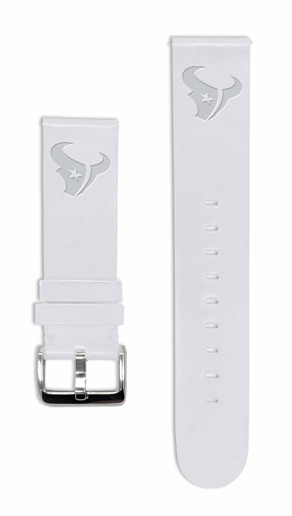Houston Texans Quick Change Leather Watch Band - USA Sewn - AffinityBands
