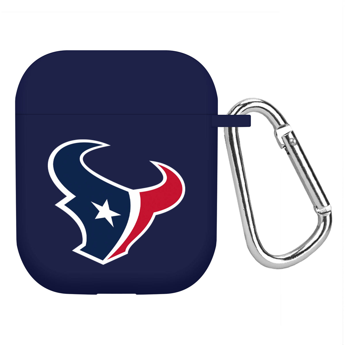 Houston Texans Custom Name HD Apple AirPods Gen 1 &amp; 2 Case Cover (Navy)