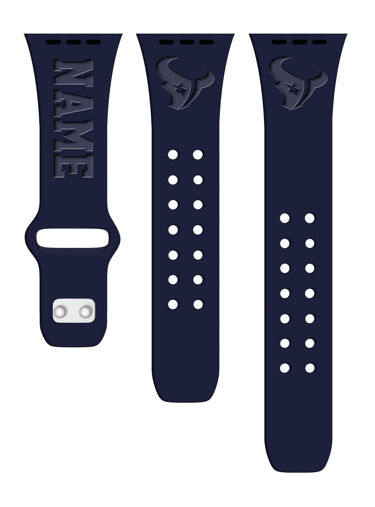 Houston Texans Custom Engraved Apple Watch Band