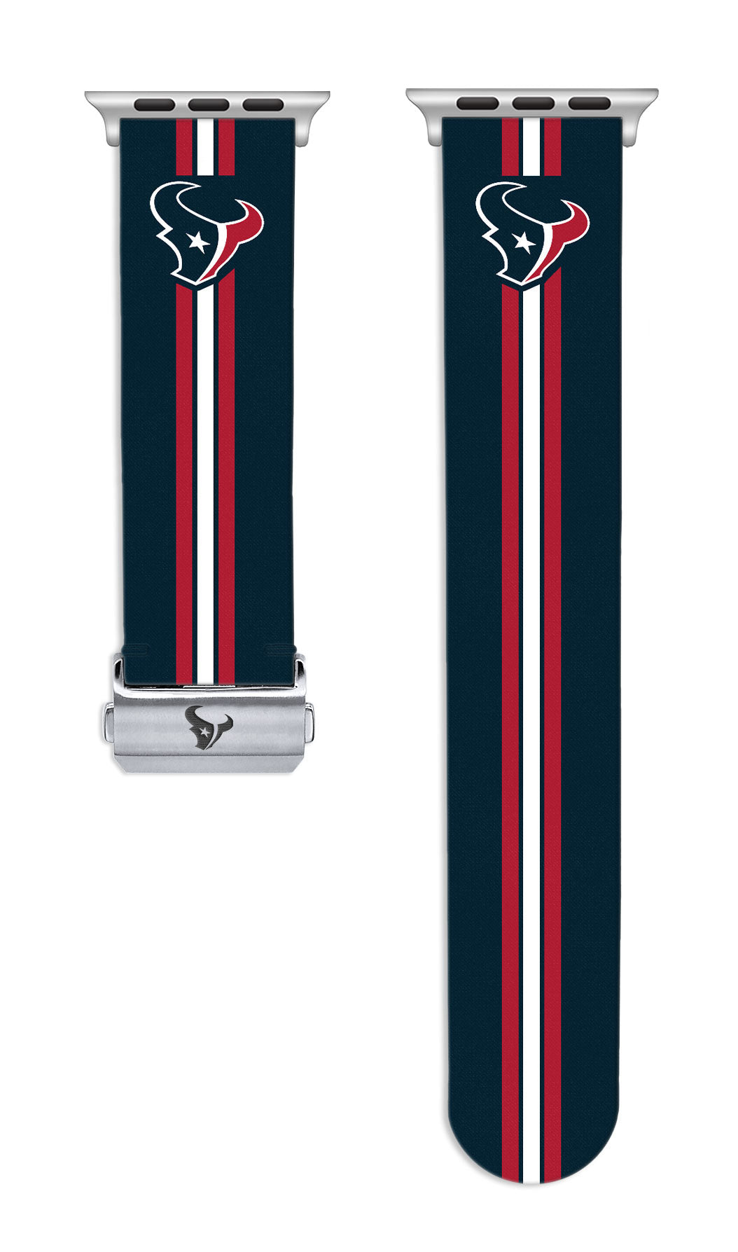 Houston Texans Full Print Watch Band With Engraved Buckle - AffinityBands