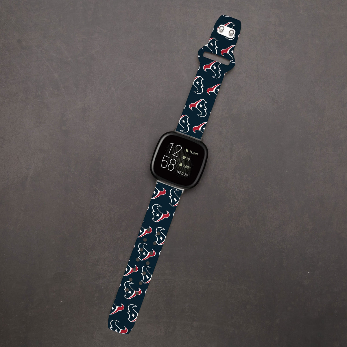 Houston Texans HD Fitbit Versa 3 and Sense Watch Band