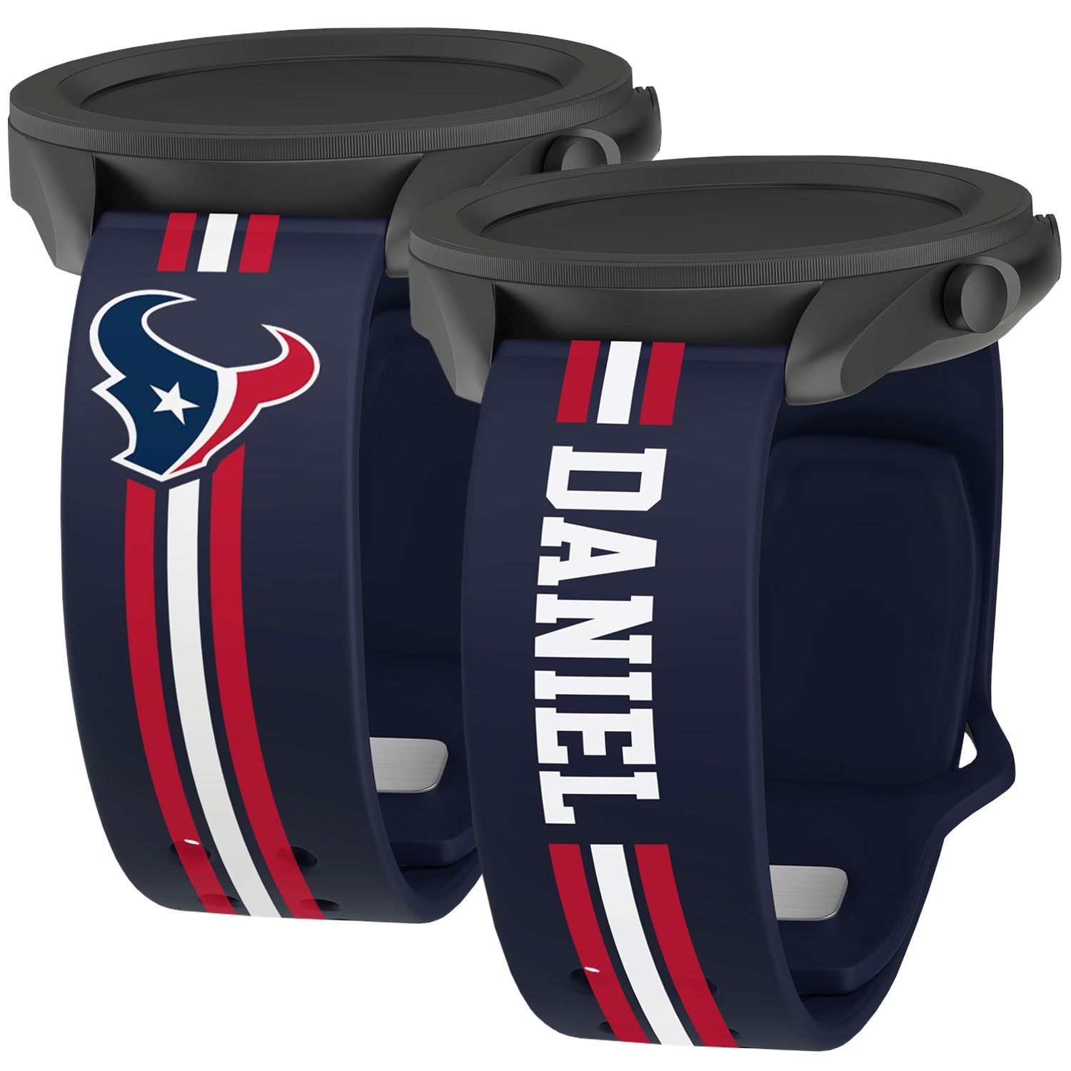 Houston Texans Custom Name HD Watch Band