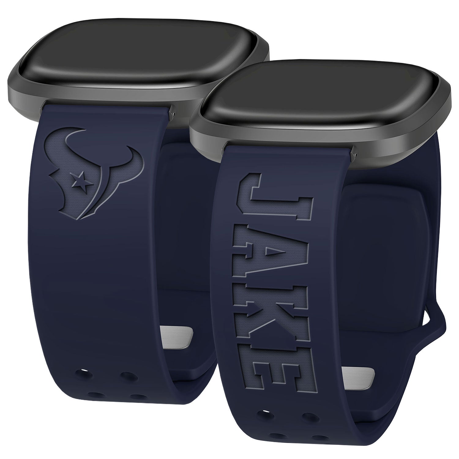 Houston Texans Custom Engraved Fitbit Versa 3 and Sense Watch Band