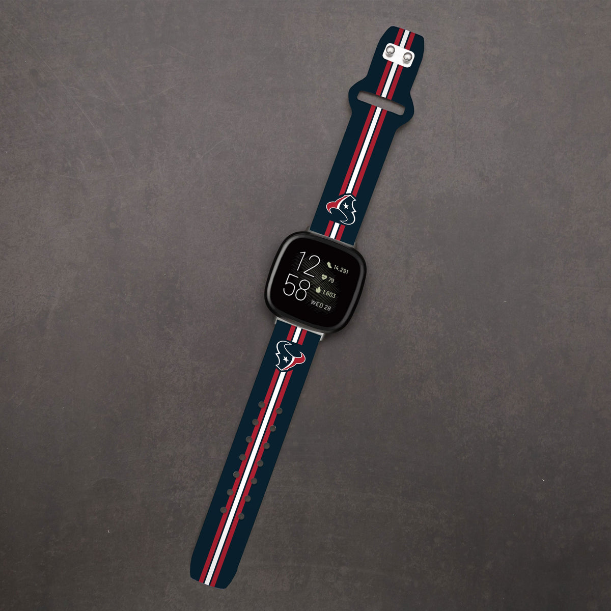 Houston Texans HD Fitbit Versa 3 and Sense Watch Band