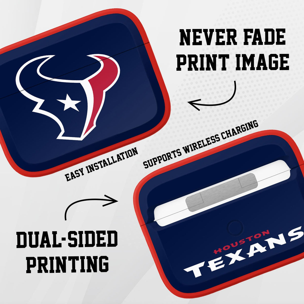 Houston Texans HDX Apple AirPods Pro Case Cover