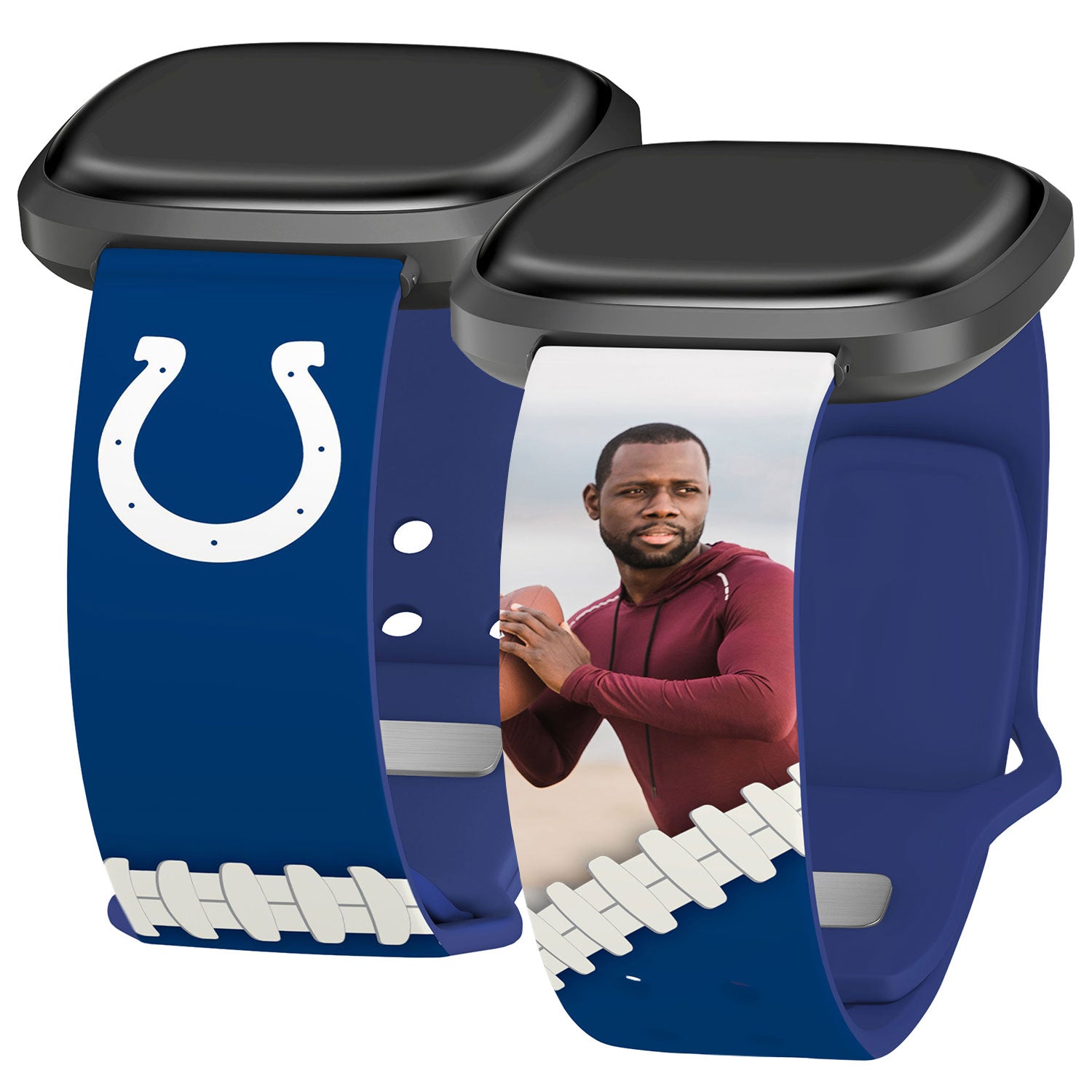 Indianapolis Colts Custom Photo HD Fitbit Versa 3 & Sense Watch Band