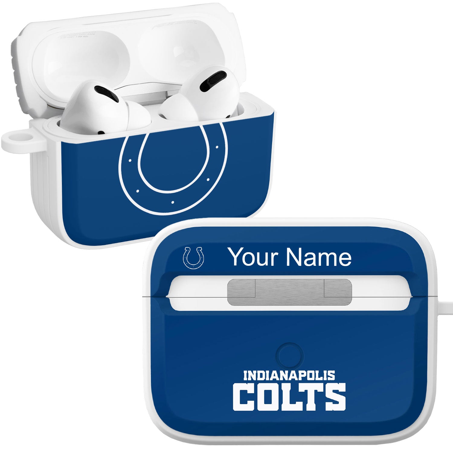 Indianapolis Colts HDX Custom Name Apple AirPods Pro Case Cover (Classic)