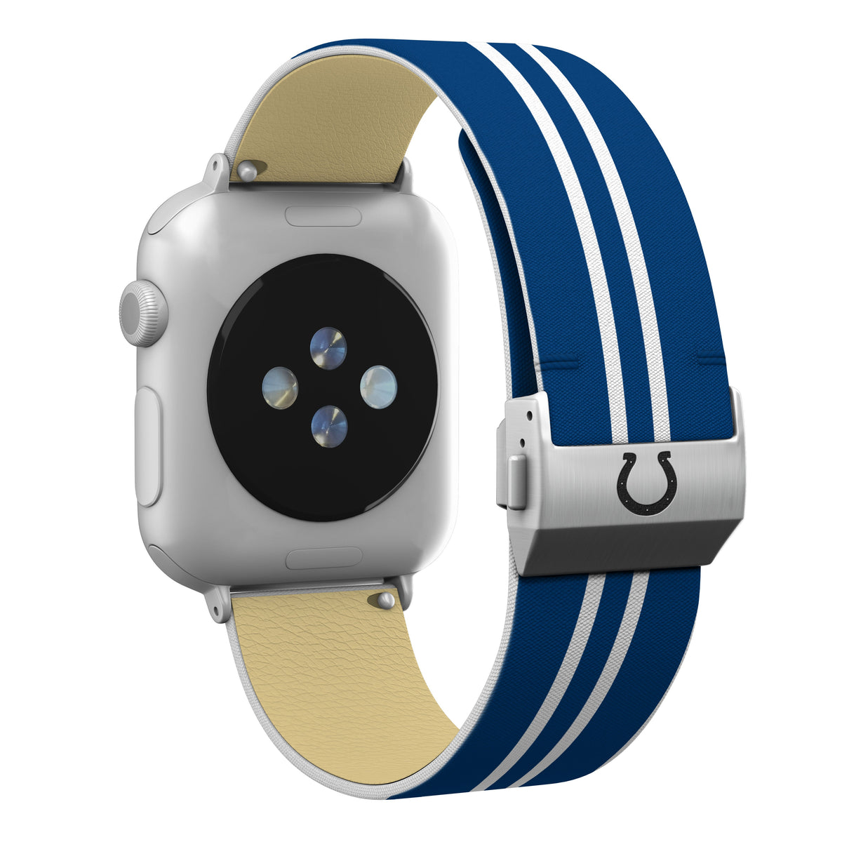Indianapolis Colts Full Print Watch Band With Engraved Buckle - AffinityBands