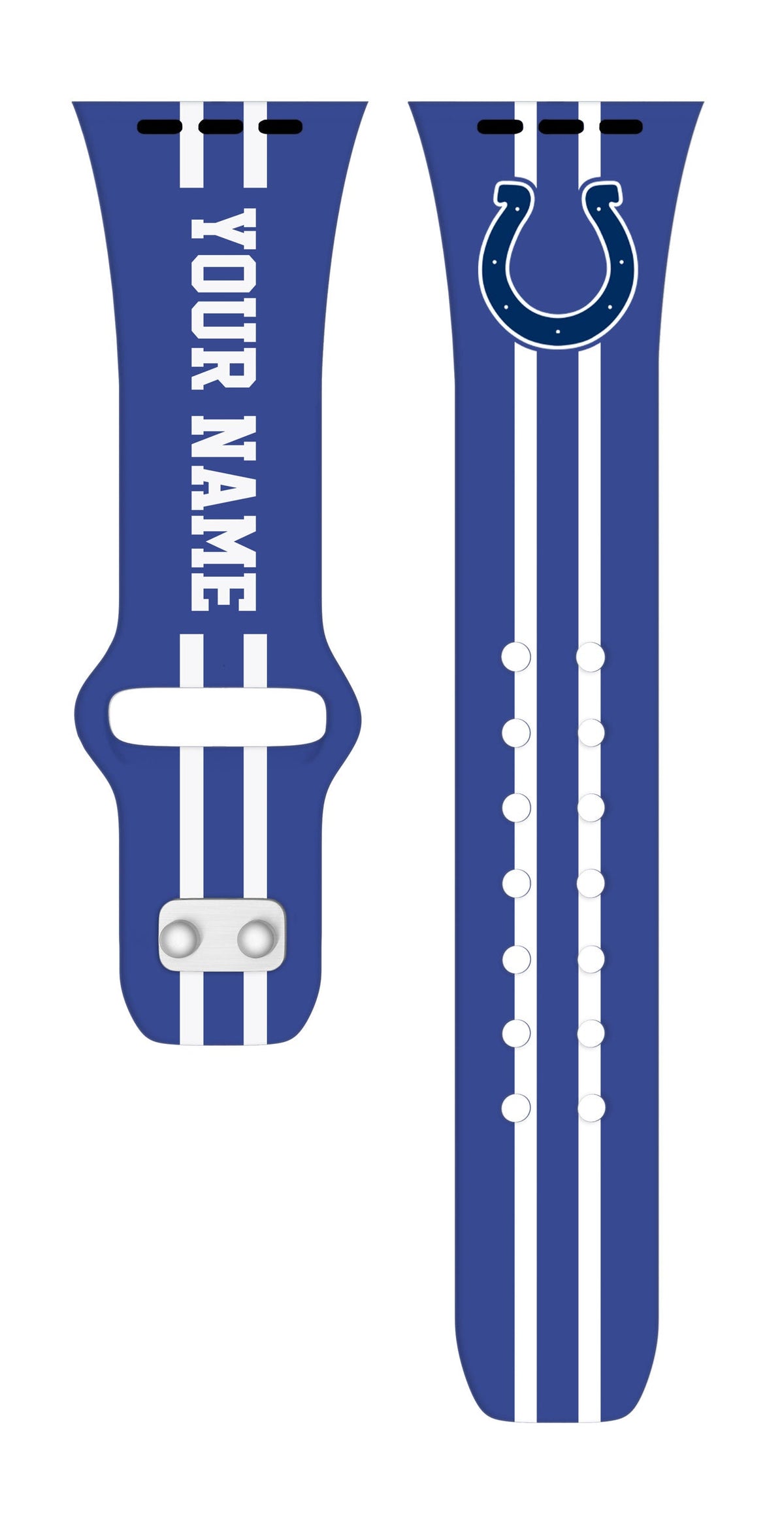 Indianapolis Colts Custom Name HD Apple Watch Band
