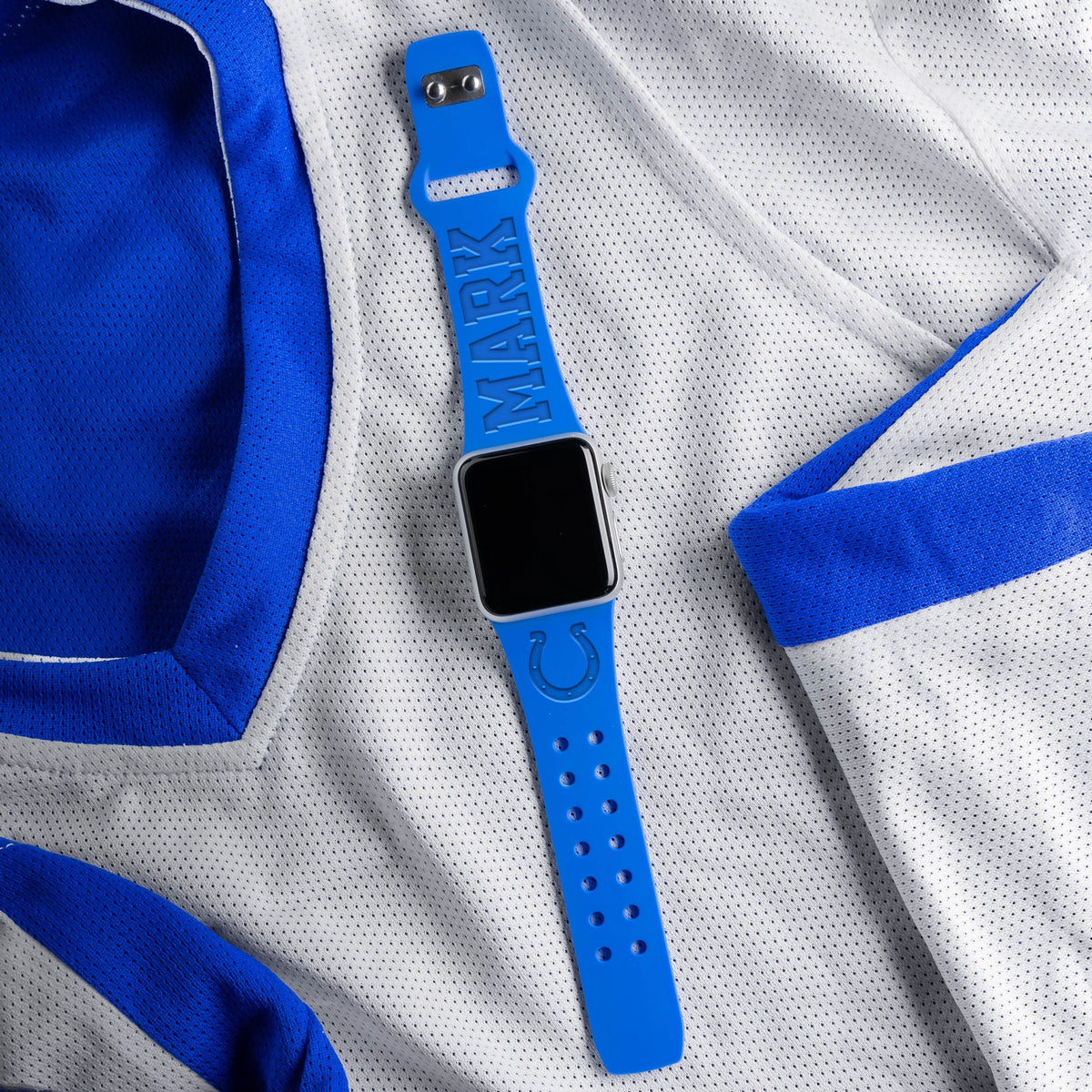 Indianapolis Colts Custom Engraved Apple Watch Band
