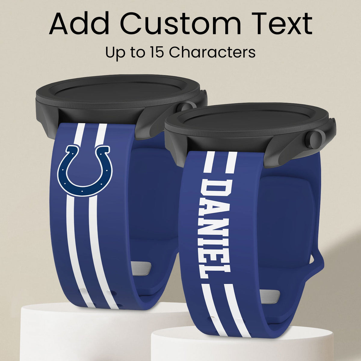 Indianapolis Colts Custom Name HD Watch Band