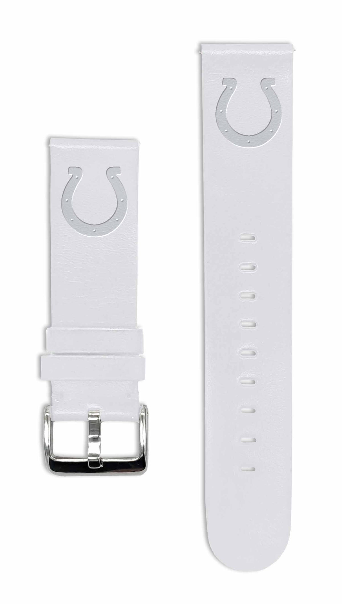 Indianapolis Colts Quick Change Leather Watch Band - USA Sewn - AffinityBands