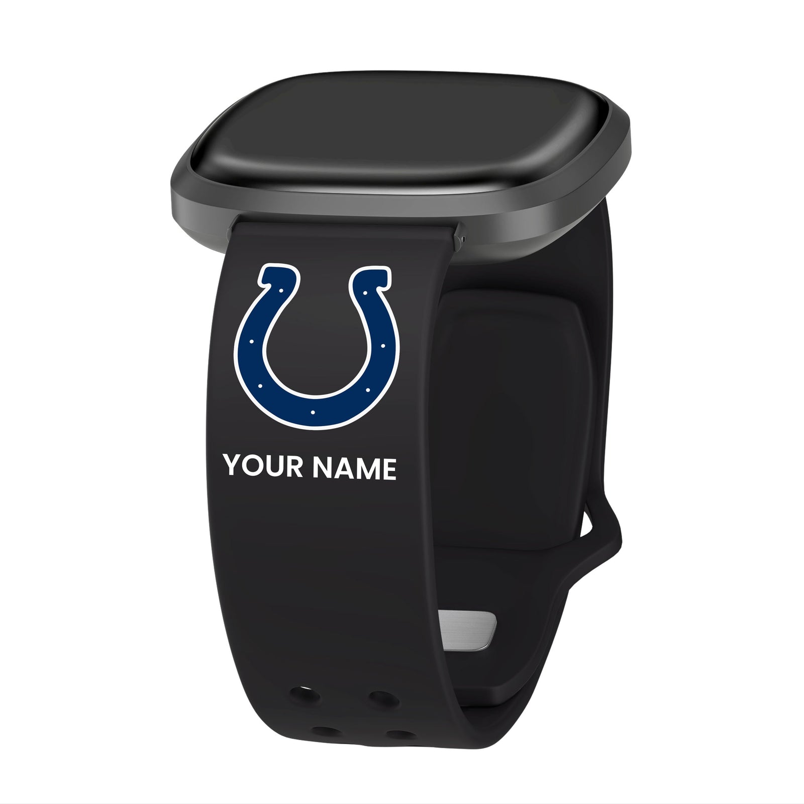 GAME TIME Indianapolis Colts Custom Name HD FitBit Versa 3 & Sense Watch Band