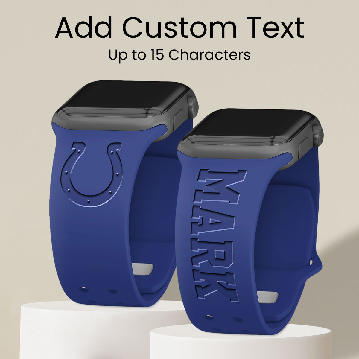 Indianapolis Colts Custom Engraved Apple Watch Band
