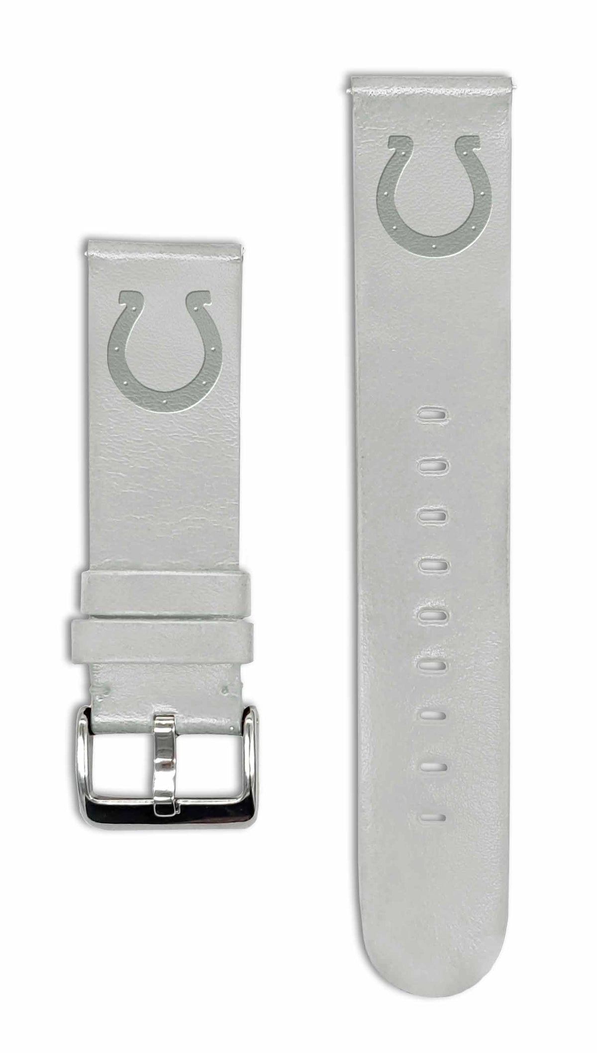 Indianapolis Colts Quick Change Leather Watch Band - USA Sewn - AffinityBands