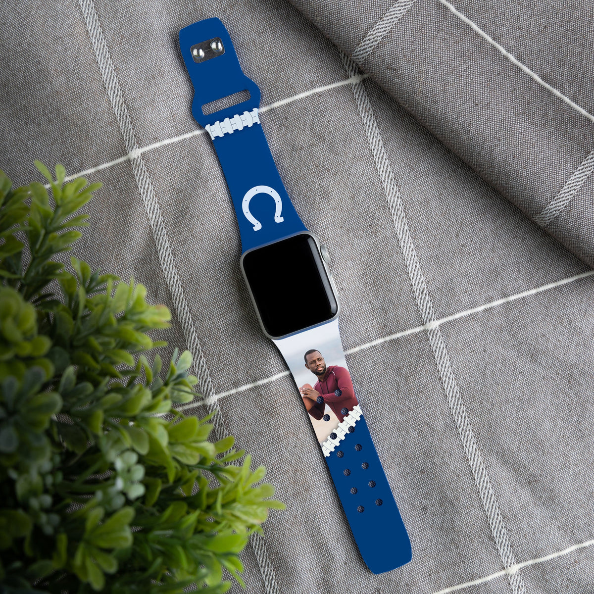 Indianapolis Colts Custom Photo HD Apple Watch Band