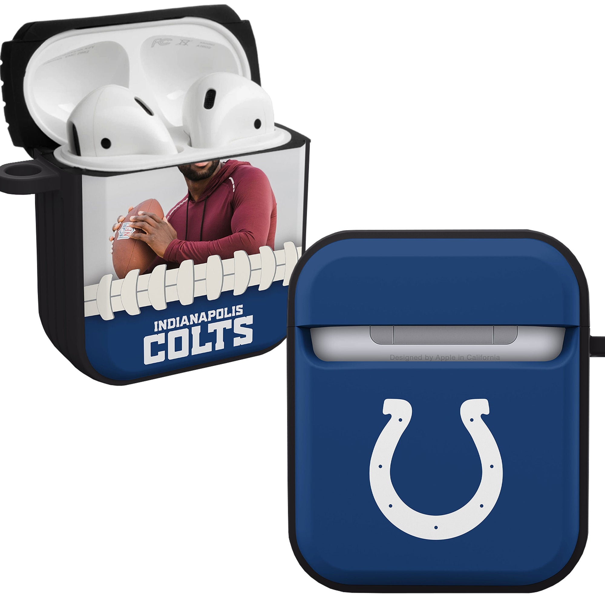 Indianapolis Colts Custom Photo HDX Apple AirPods Gen 1 & 2 Case Cover