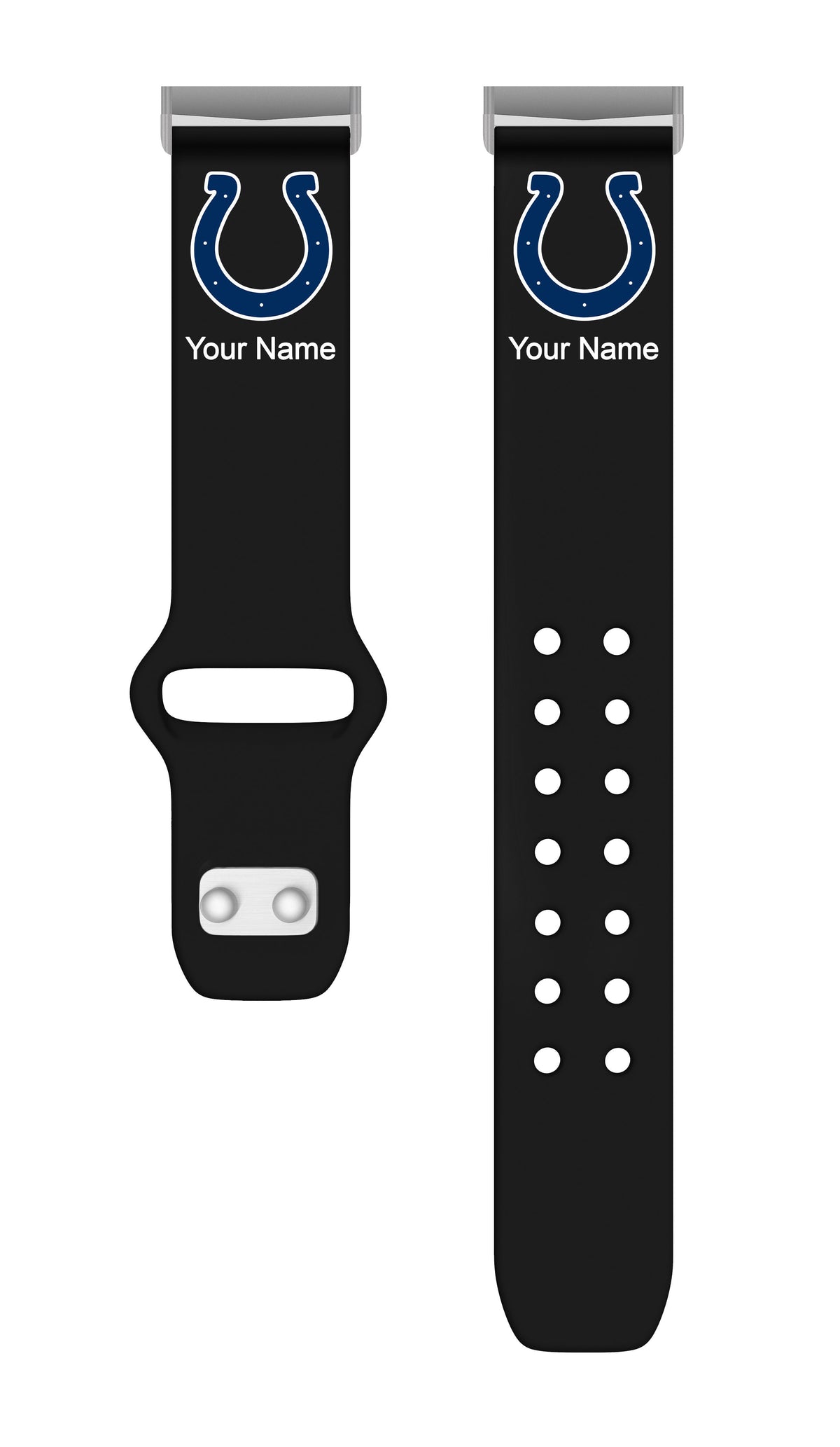 GAME TIME Indianapolis Colts Custom Name HD FitBit Versa 3 &amp; Sense Watch Band