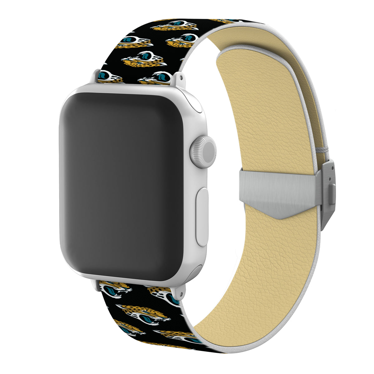 Jacksonville Jaguars Full Print Watch Band With Engraved Buckle - AffinityBands