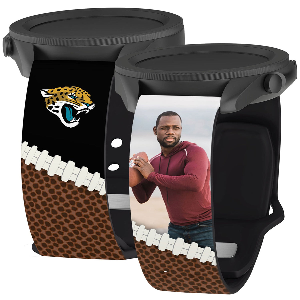 Jacksonville Jaguars Custom Photo HD Samsung Galaxy Watch Band