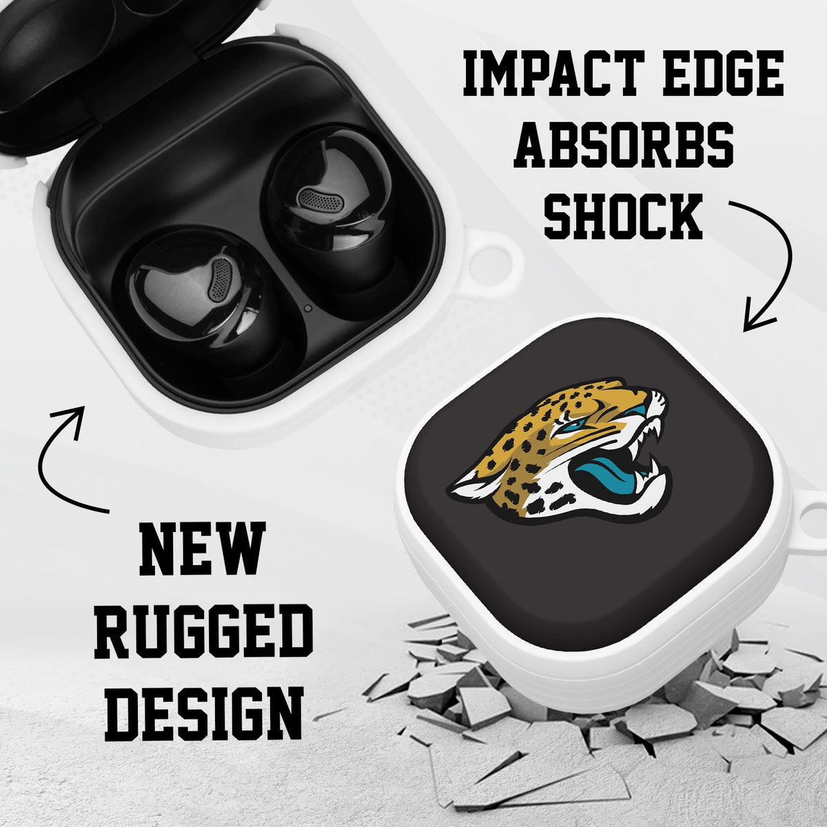 Jacksonville Jaguars HDX Samsung Galaxy Buds Pro Case Cover