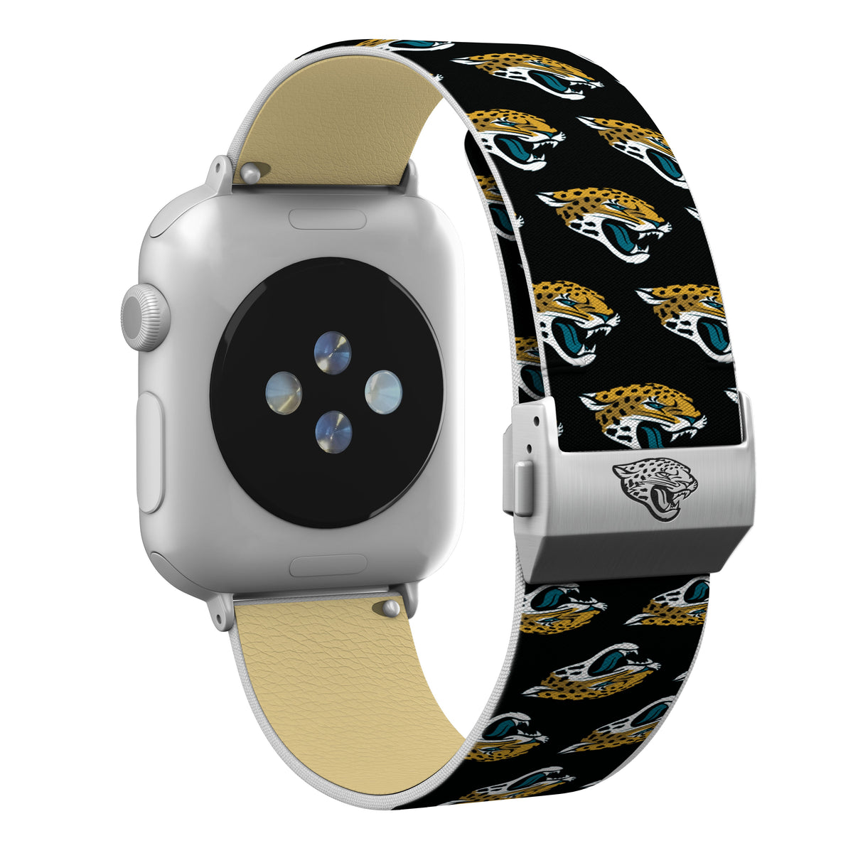 Jacksonville Jaguars Full Print Watch Band With Engraved Buckle - AffinityBands