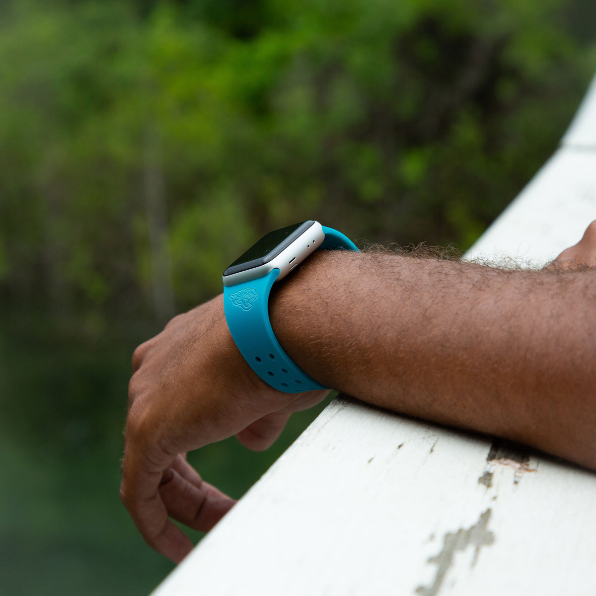 Game Time Jacksonville Jaguars Engraved Apple Watch Band