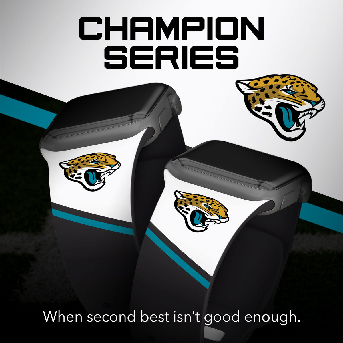 Jacksonville Jaguars HD Champion Series Apple Watch Band