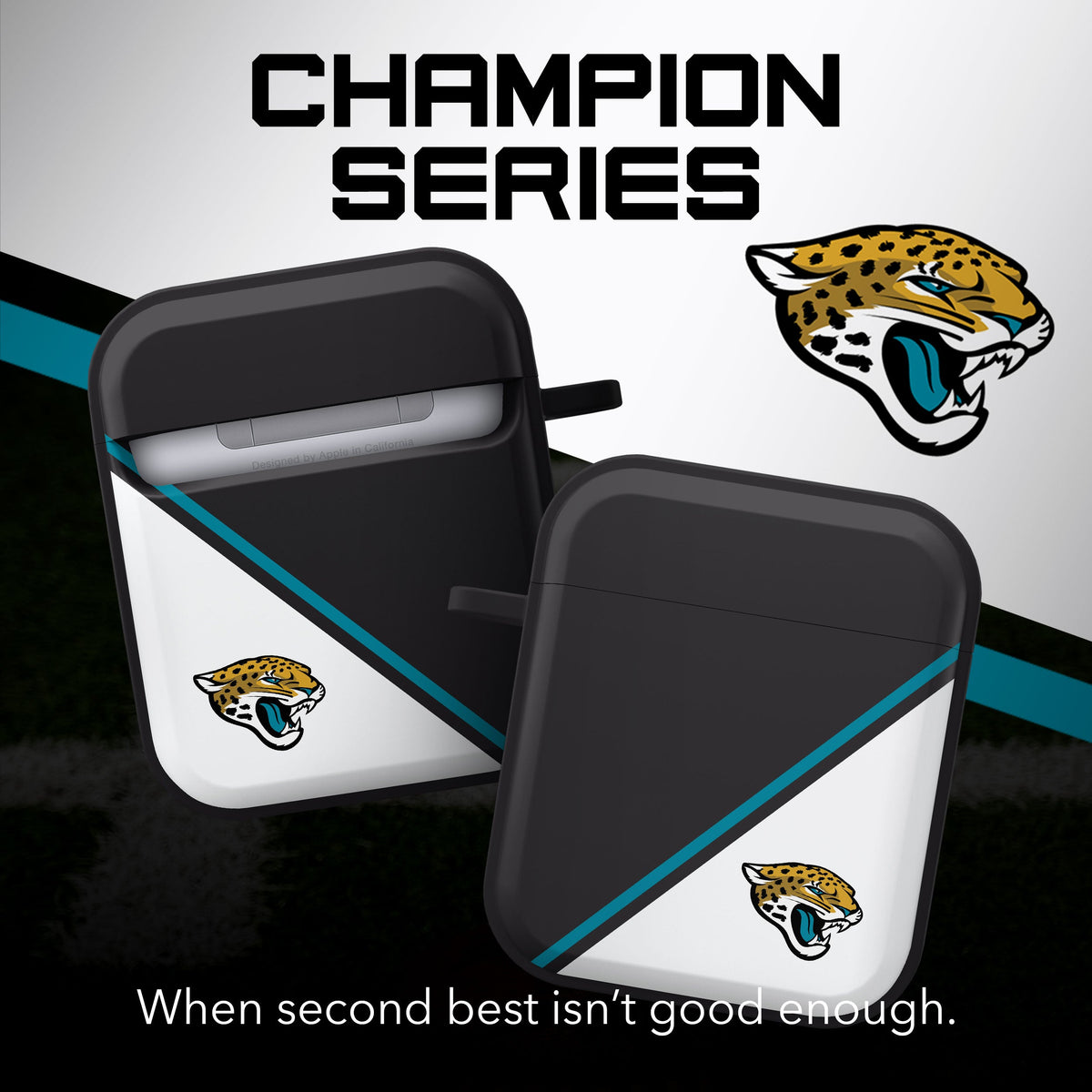 Jacksonville Jaguars HDX Champion Series Apple AirPods Gen 1 &amp; 2 Case Cover