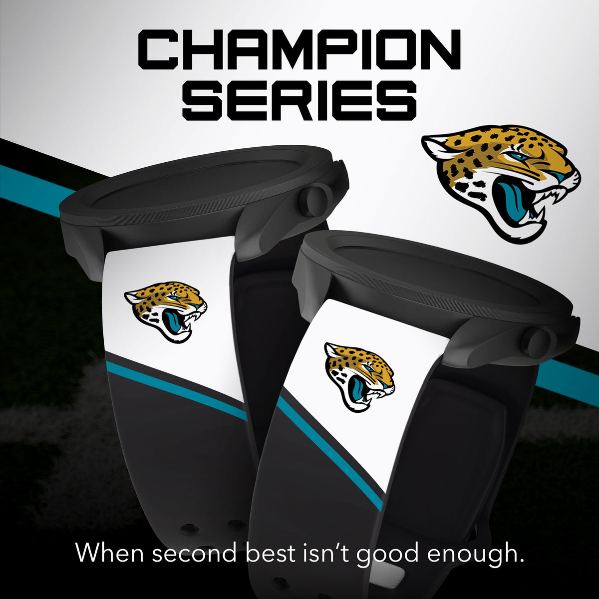 Jacksonville Jaguars HD Champion Series Samsung Galaxy Watch Band
