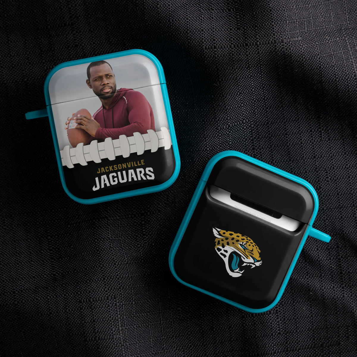 Jacksonville Jaguars Custom Photo HDX Apple AirPods Gen 1 &amp; 2 Case Cover