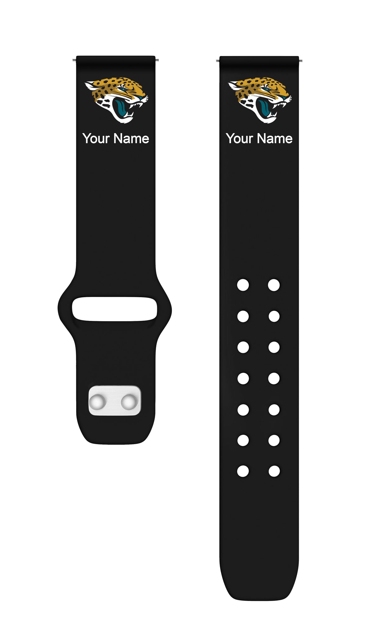 GAME TIME Jacksonville Jaguars Custom Name HD Quick Change Watch Band
