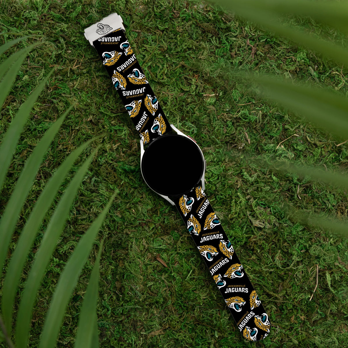 Game Time Jacksonville Jaguars Signature Series Quick Change Watch Band With Engraved Buckle