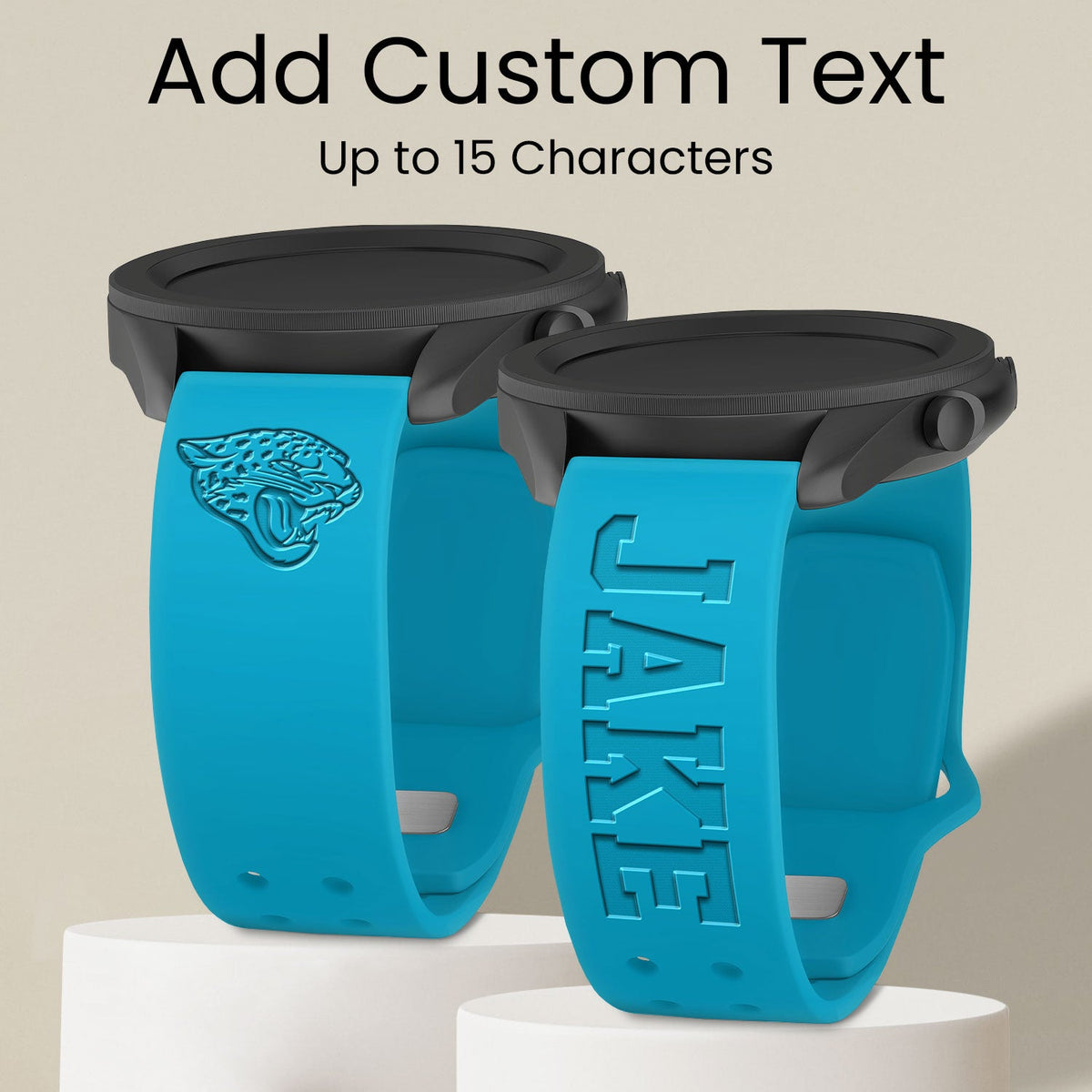 Jacksonville Jaguars Custom Engraved Samsung Galaxy Watch Band
