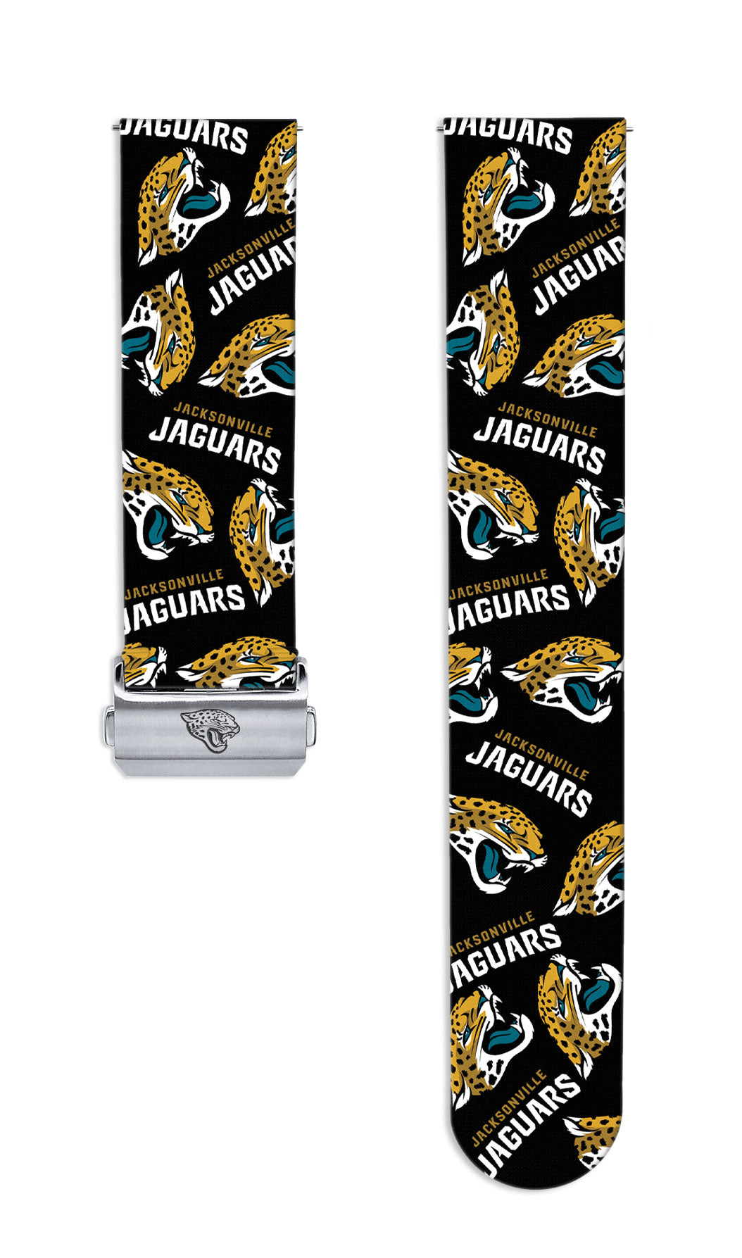 Jacksonville Jaguars Full Print Quick Change Watch Band With Engraved Buckle - AffinityBands