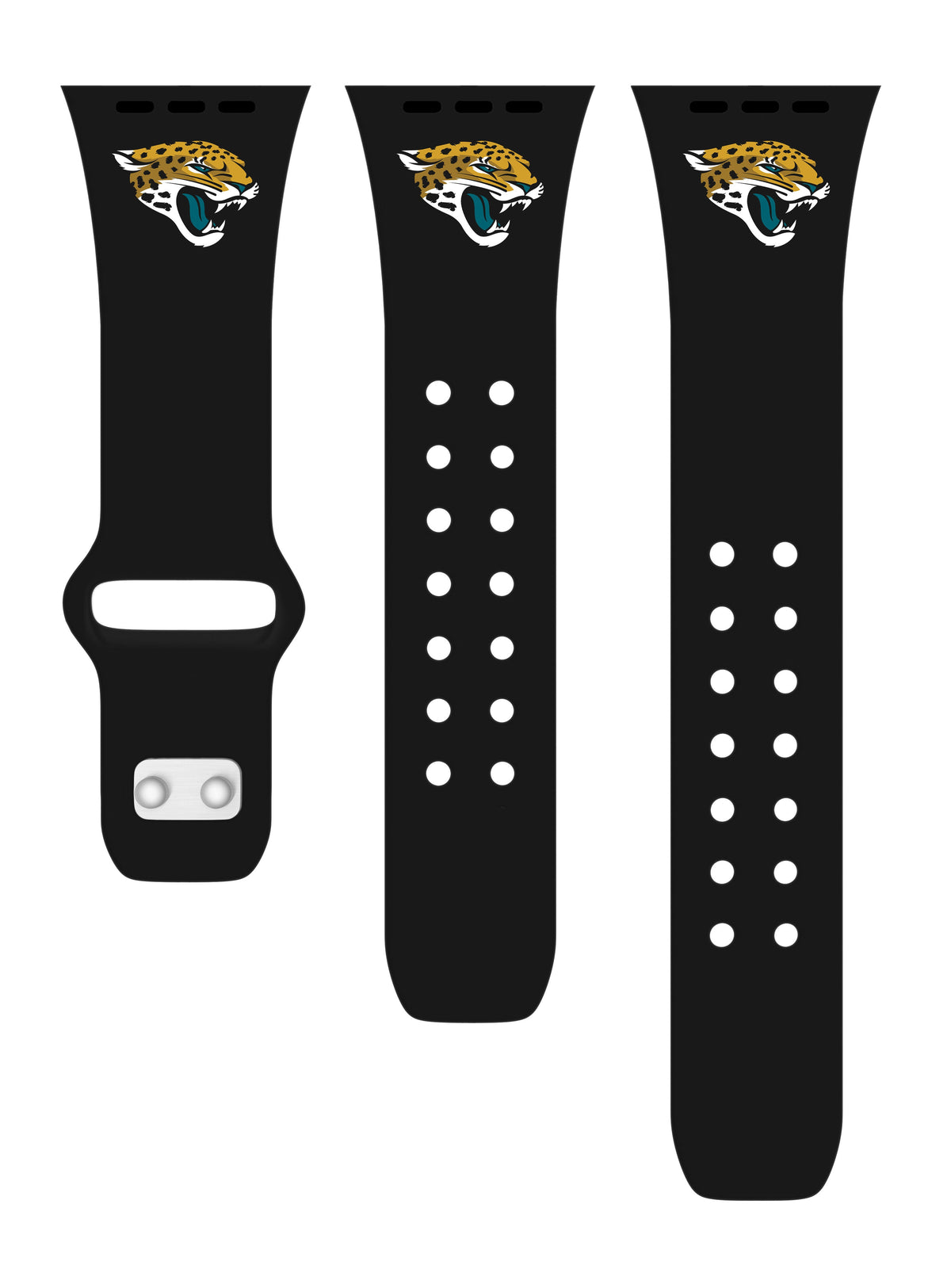 Jacksonville Jaguars Silicone Apple Watch Band - Game Time
