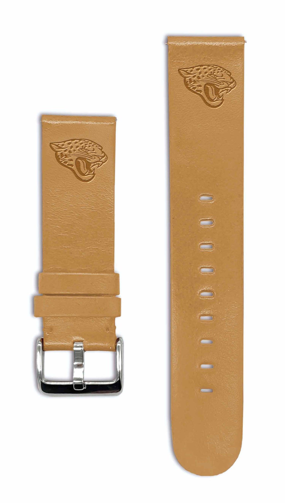 Jacksonville Jaguars Quick Change Leather Watch Band - USA Sewn - AffinityBands