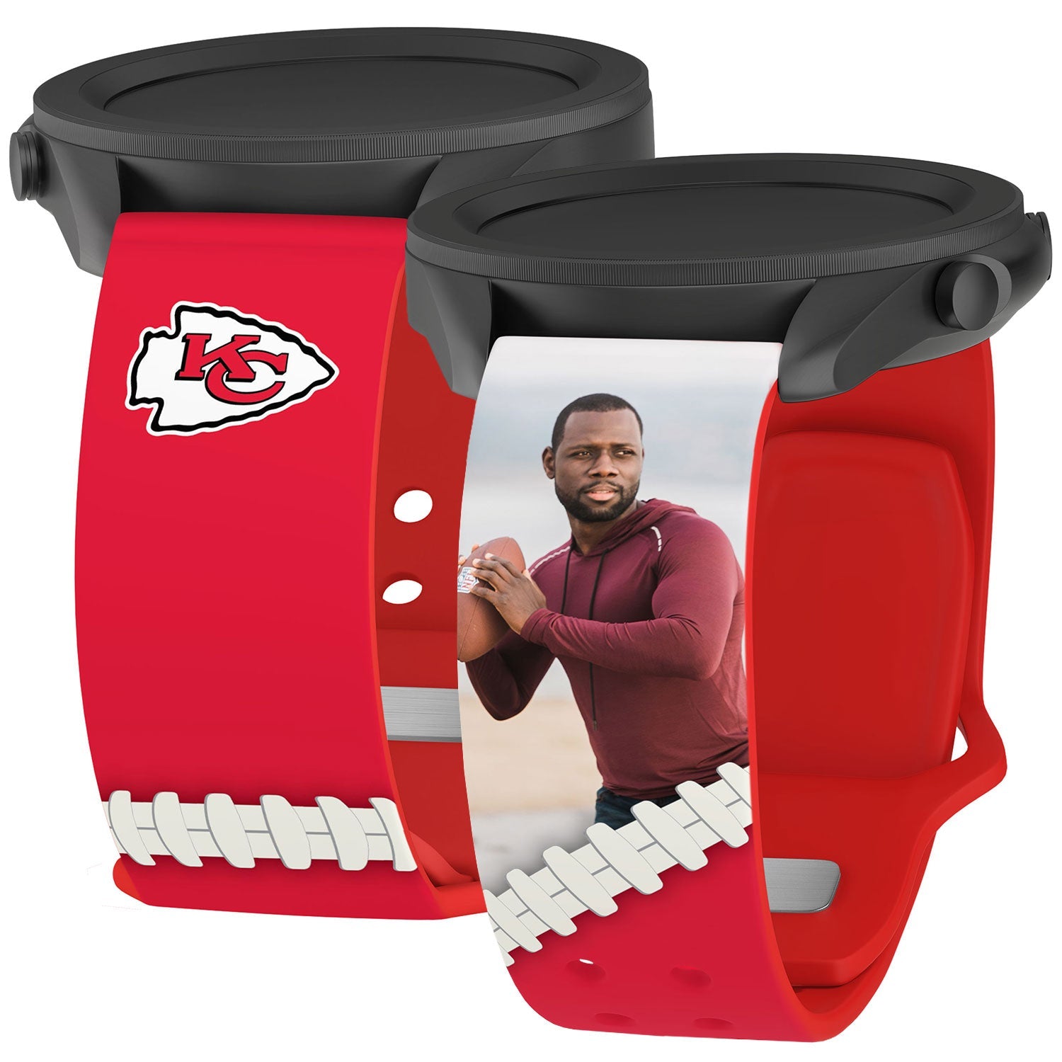 Kansas City Chiefs Custom Photo HD Samsung Galaxy Watch Band