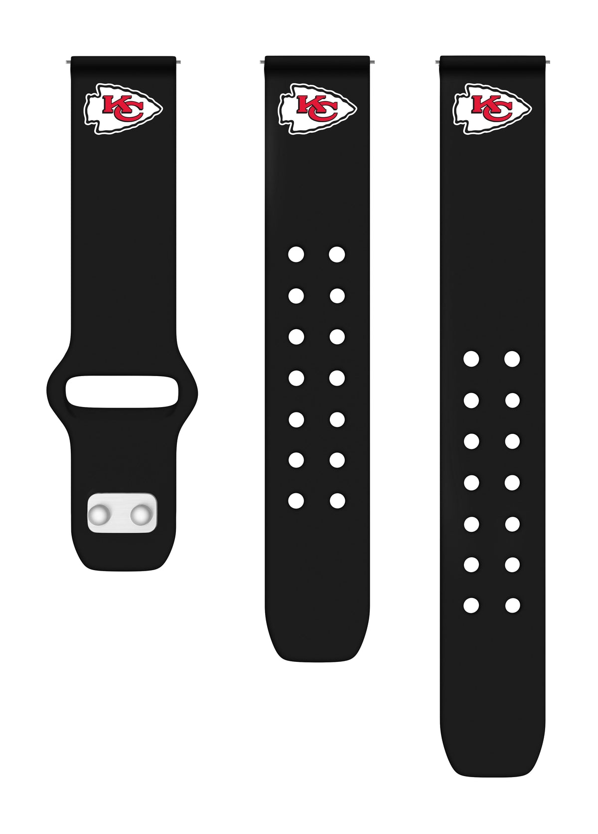 Game Time Kansas City Chiefs Quick Change Silicone Watch Band
