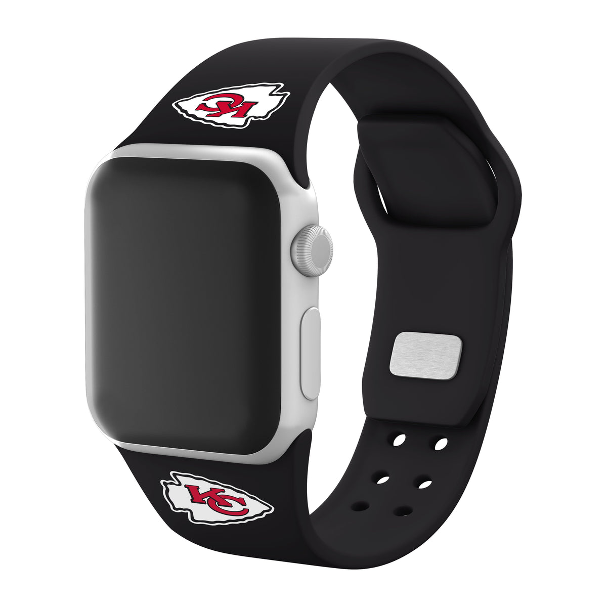 Kansas City Chiefs Silicone Apple Watch Band - Game Time