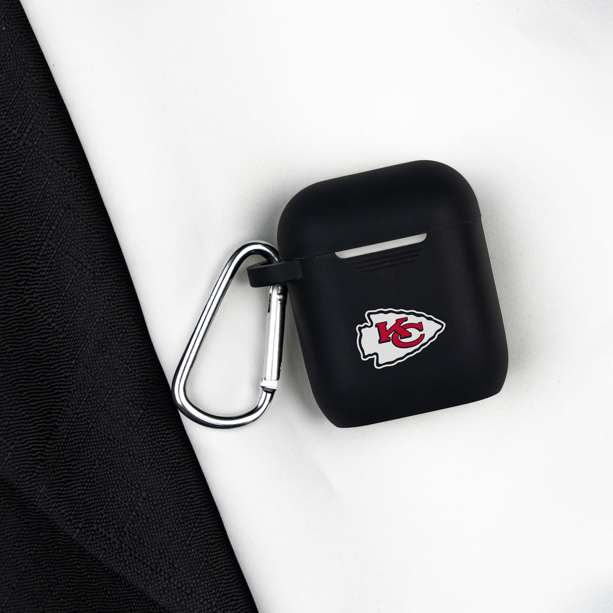 Game Time Kansas City Chiefs Silicone Case Cover for Apple AirPods Battery Case