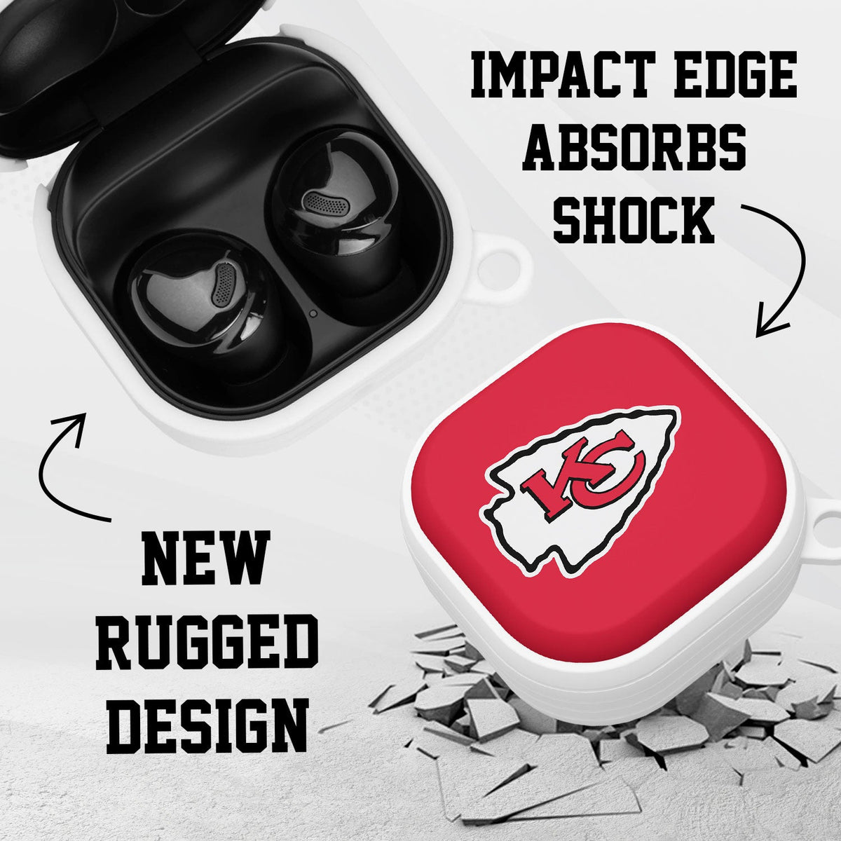 Kansas City Chiefs HDX Samsung Galaxy Buds Pro Case Cover