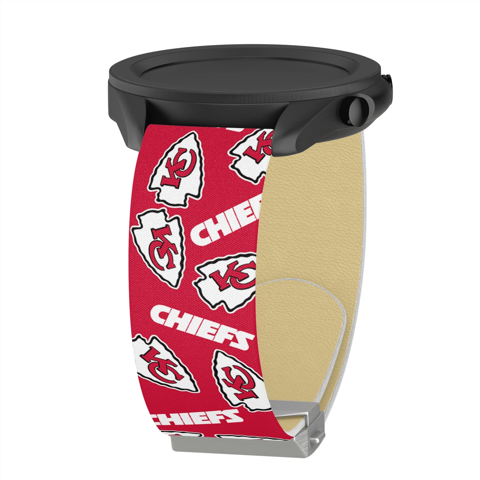 Game Time Kansas City Chiefs Signature Series Quick Change Watch Band With Engraved Buckle