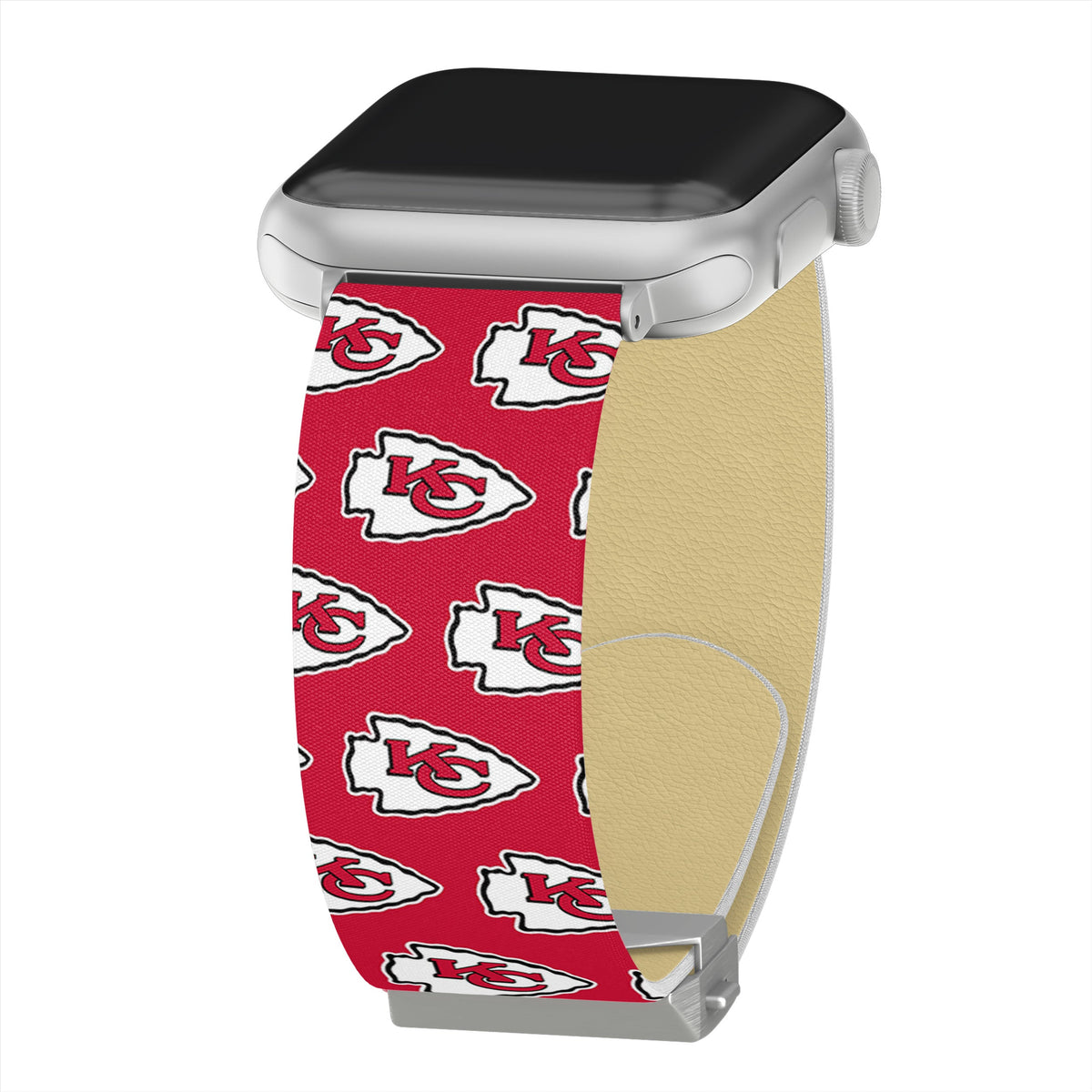 Game Time Kansas City Chiefs Signature Series Apple Watch Band With Engraved Buckle