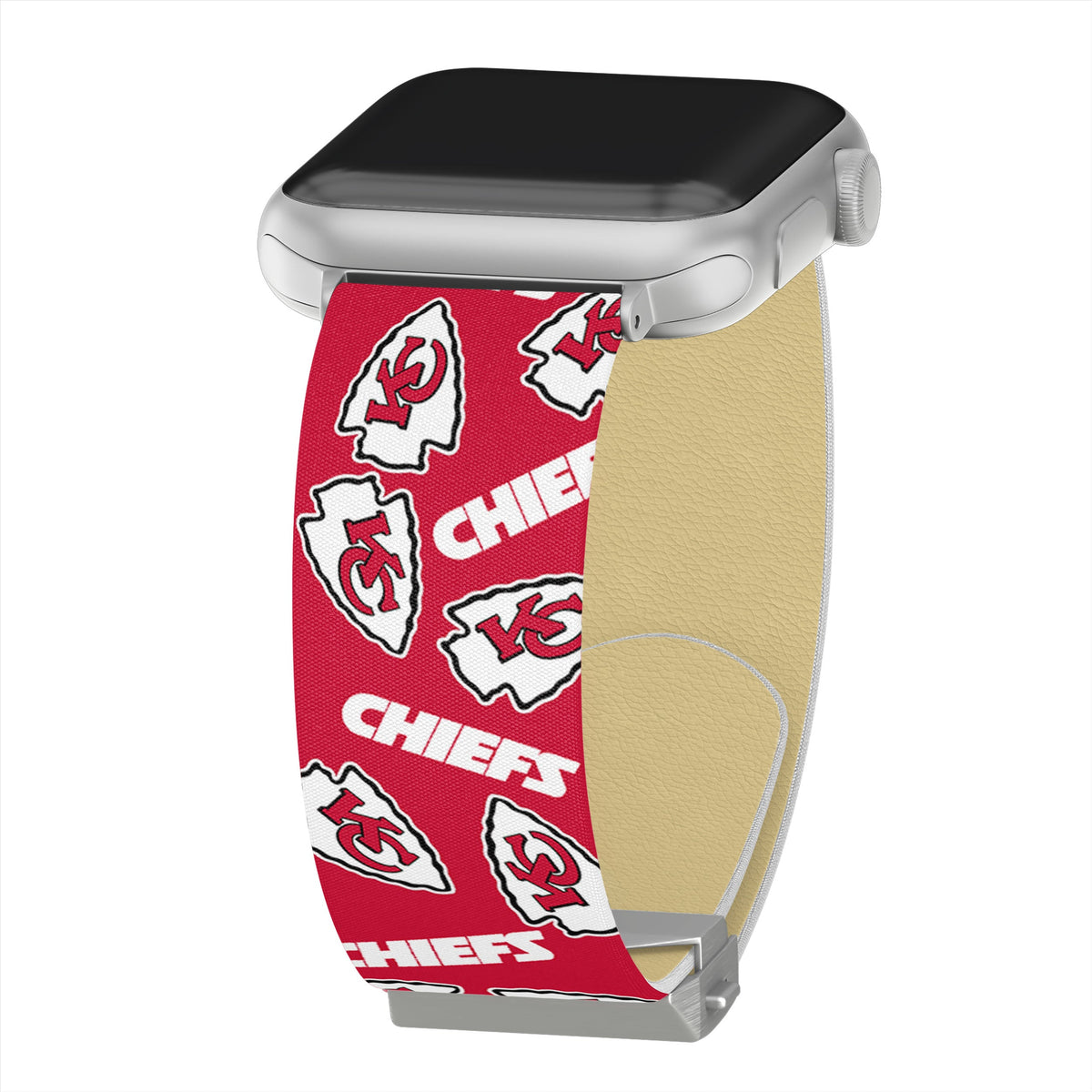 Game Time Kansas City Chiefs Signature Series Apple Watch Band With Engraved Buckle